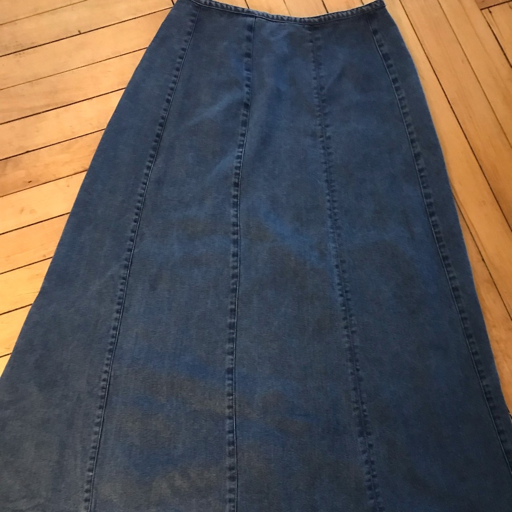 Long Denim Skirt. Liz Claiborne.